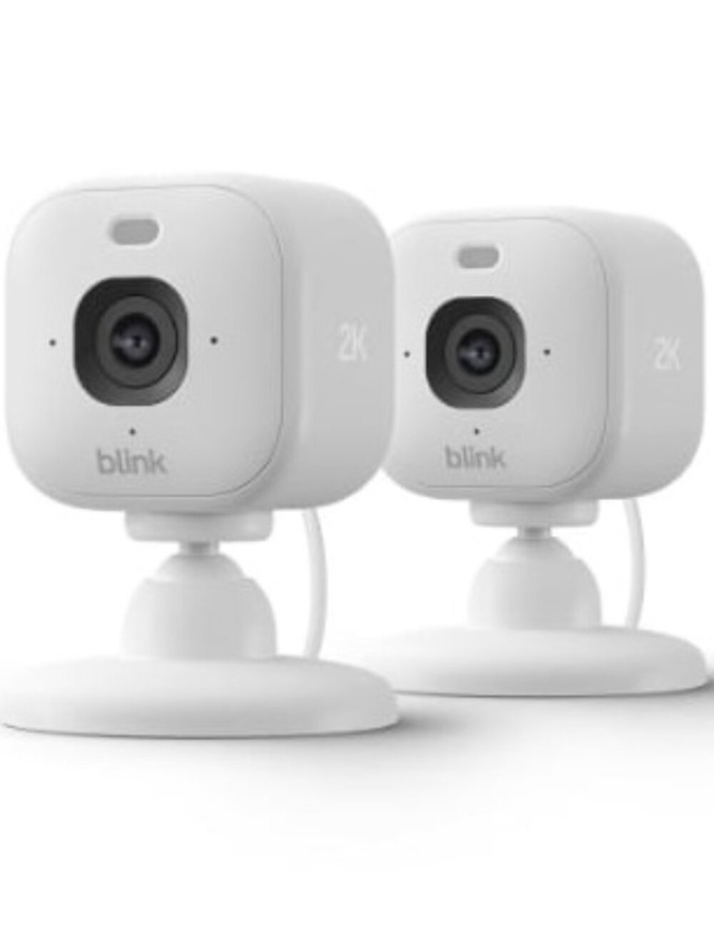 BNIB 2 Pack Blink Mini 2K+ (newest model) Plug-In Indoor/Outdoor Security Camera